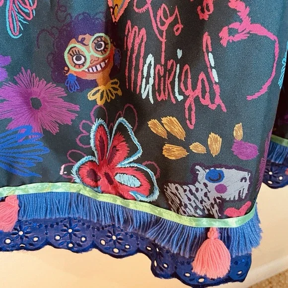 Disney Store Encanto Mirabel Deluxe Costume Dress Girls Size 9/10 - Picture 7 of 15